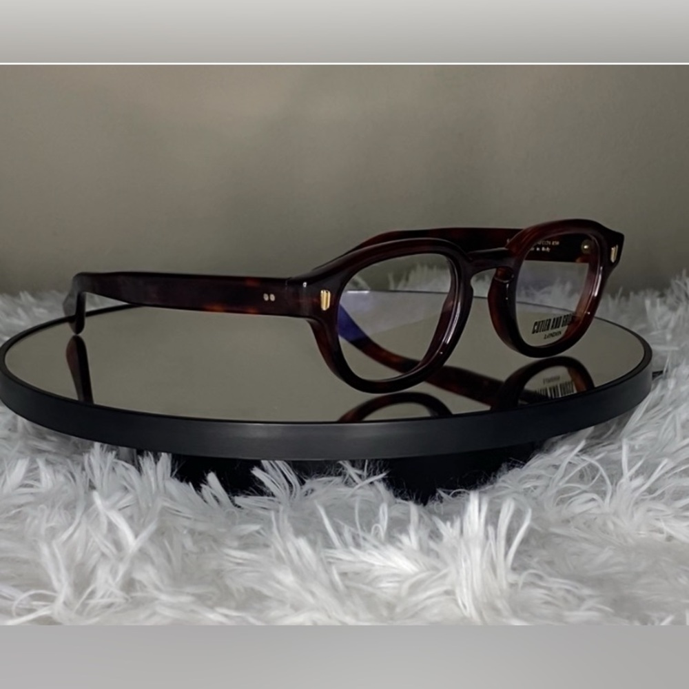 Cutler And Gross Eyeglasses/ Model #: 9290/ Red Tinted Frames - Picture 2 of 7